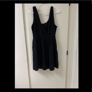 Black lace dress